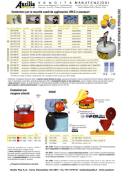 CONTENITORI PER SCARTI LIQUIDI DA PROCESSI